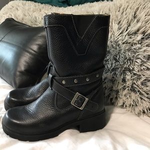 Milwaukee damsel leather motorcycle boots